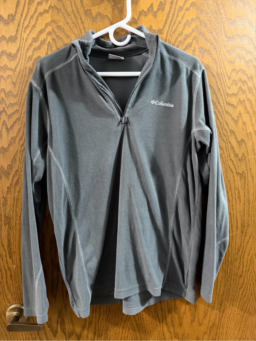 Columbia Sportswear Women’s Small Gray Fleece 1/4 Zip Pullover